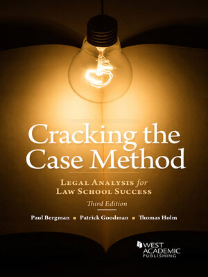 cover image of Cracking the Case Method, Legal Analysis for Law School Success